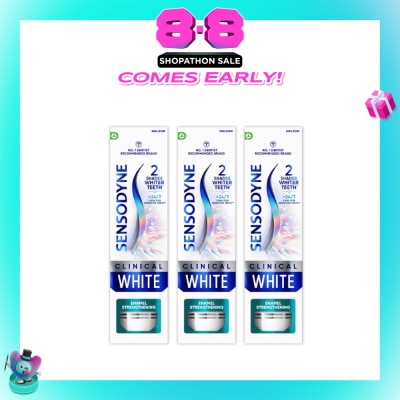 SENSODYNE - Clinical White Enamel Strengthening Bundle Set 1s
