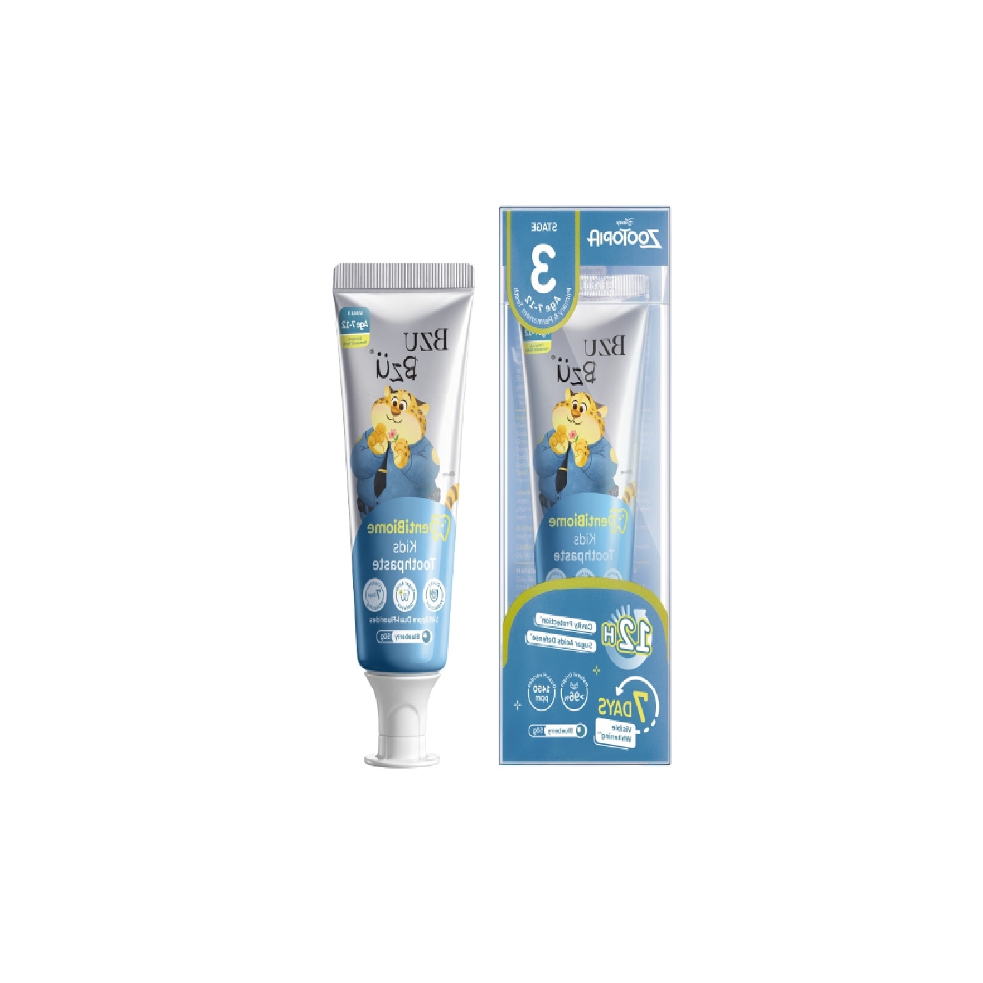 DentiBiome Zootopia Kids Bluberry Toothpaste (Stage 3, For Age 7-12) 50g