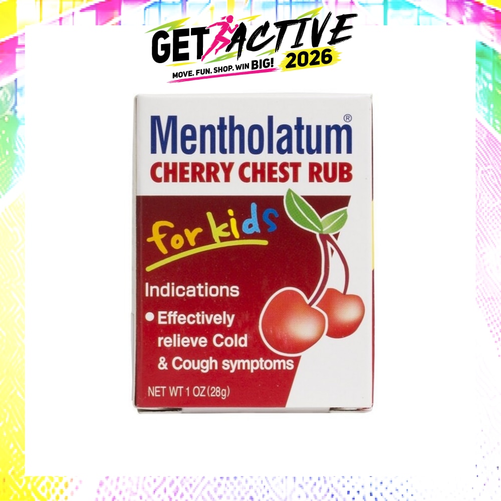Cherry Chest Rub For Kids (Relieves Cold & Cough Symptoms) 28g image