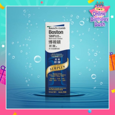 BAUSCH + LOMB Bausch & Lomb Boston Simplus Multi Action Lens Solution 120ml