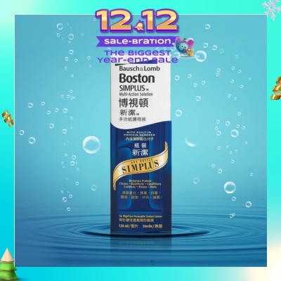 BAUSCH + LOMB Bausch & Lomb Boston Simplus Multi Action Lens Solution 120ml