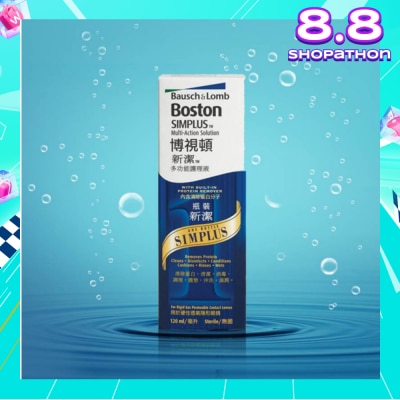 BAUSCH + LOMB Bausch & Lomb Boston Simplus Multi Action Lens Solution 120ml