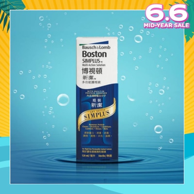 BAUSCH + LOMB Bausch & Lomb Boston Simplus Multi Action Lens Solution 120ml