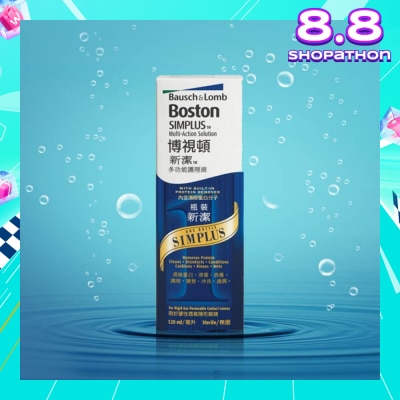 BAUSCH + LOMB Bausch & Lomb Boston Simplus Multi Action Lens Solution 120ml
