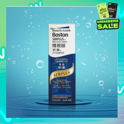 BAUSCH + LOMB Bausch & Lomb Boston Simplus Multi Action Lens Solution 120ml