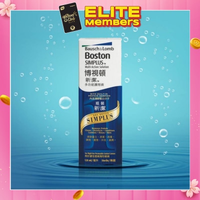 BAUSCH + LOMB Bausch & Lomb Boston Simplus Multi Action Lens Solution 120ml