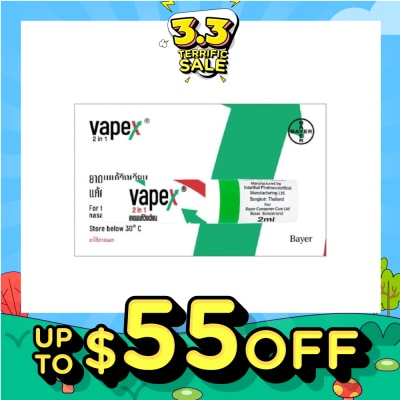 VAPEX Nasal Decongestant Inhalant 2-in-1 2ml