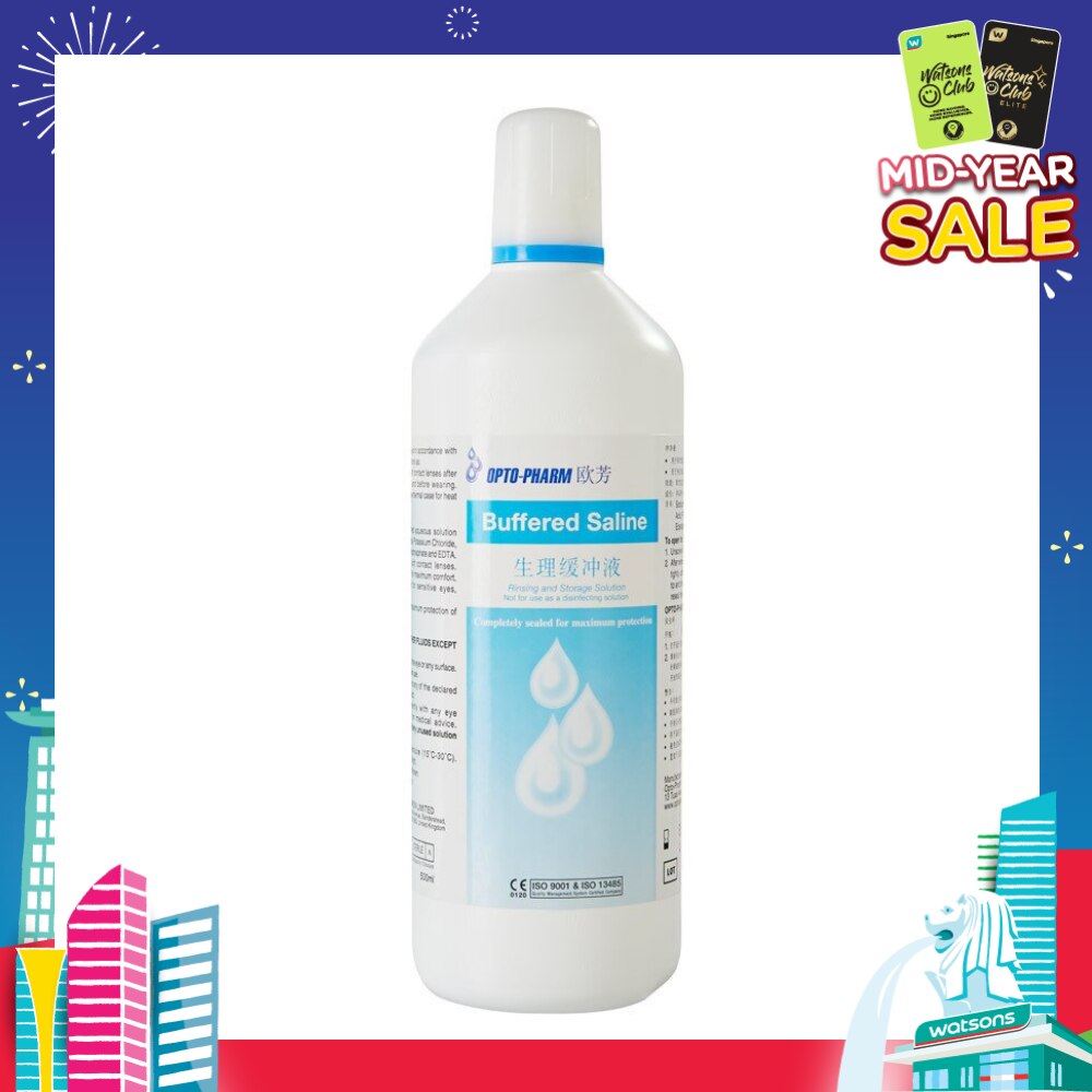 Opto-Pharm Buffered Saline Solution 500ml