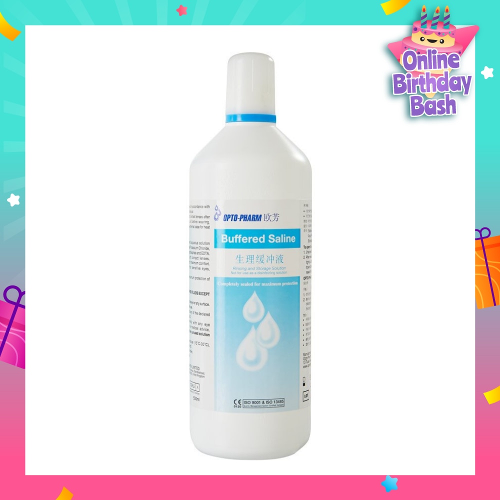 Opto-Pharm Buffered Saline Solution 500ml