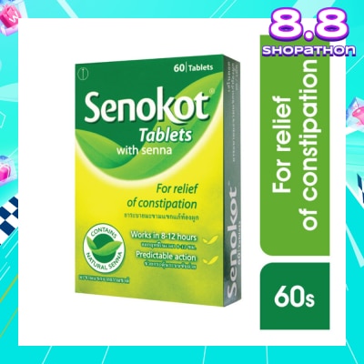 SENOKOT Tablet with Senna for Fast Acting Constipation Relief 60s
