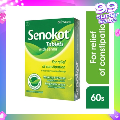 SENOKOT Tablet with Senna for Fast Acting Constipation Relief 60s