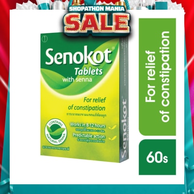 SENOKOT - Tablet with Senna for Fast Acting Constipation Relief 60s