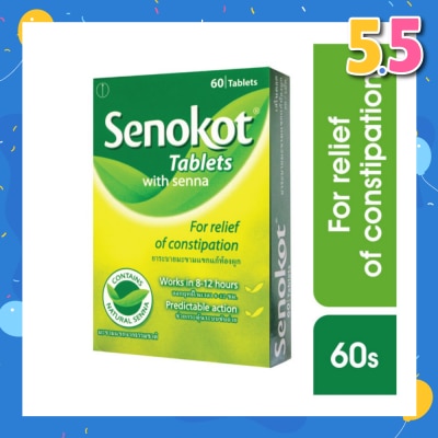 SENOKOT Tablet with Senna for Fast Acting Constipation Relief 60s