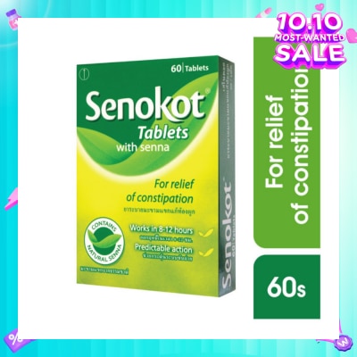 SENOKOT Tablet with Senna for Fast Acting Constipation Relief 60s
