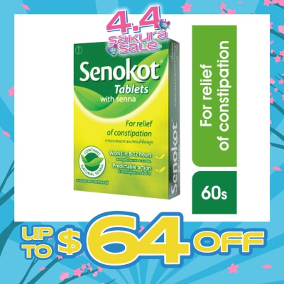 SENOKOT - Tablet with Senna for Fast Acting Constipation Relief 60s