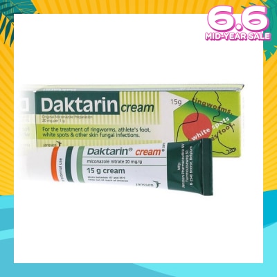 DAKTARIN Cream Treatment For Fungal Infections 15g