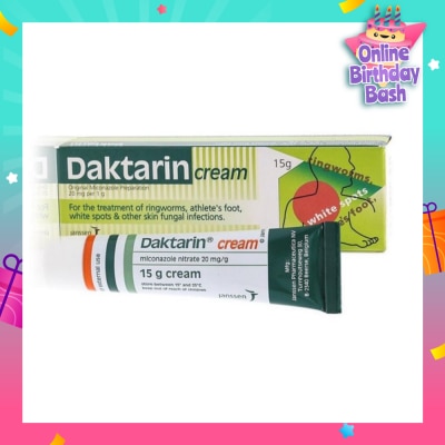 DAKTARIN Cream Treatment For Fungal Infections 15g