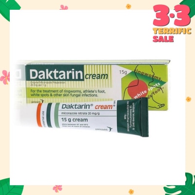 DAKTARIN Cream Treatment For Fungal Infections 15g