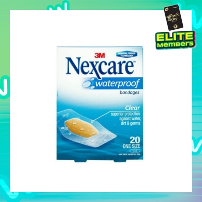 NEXCARE™ Waterproof Bandage One Size (Superior Protection Against Water Dirt & Germs) 20s