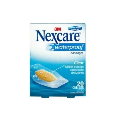 NEXCARE™ Waterproof Bandage One Size (Superior Protection Against Water Dirt & Germs) 20s