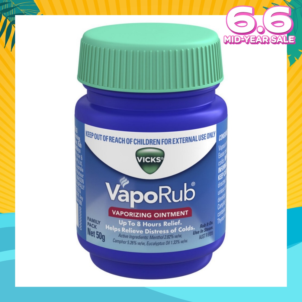 VapoRub Vaporizing Ointment 50g