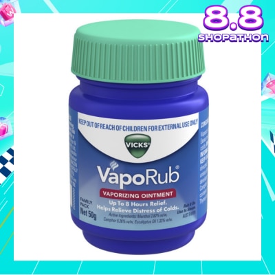 VICKS VapoRub Vaporizing Ointment 50g