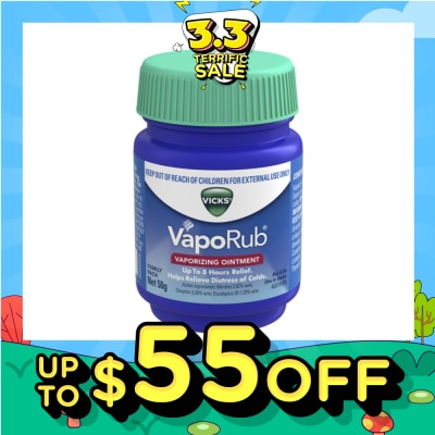 VICKS VapoRub Vaporizing Ointment 50g
