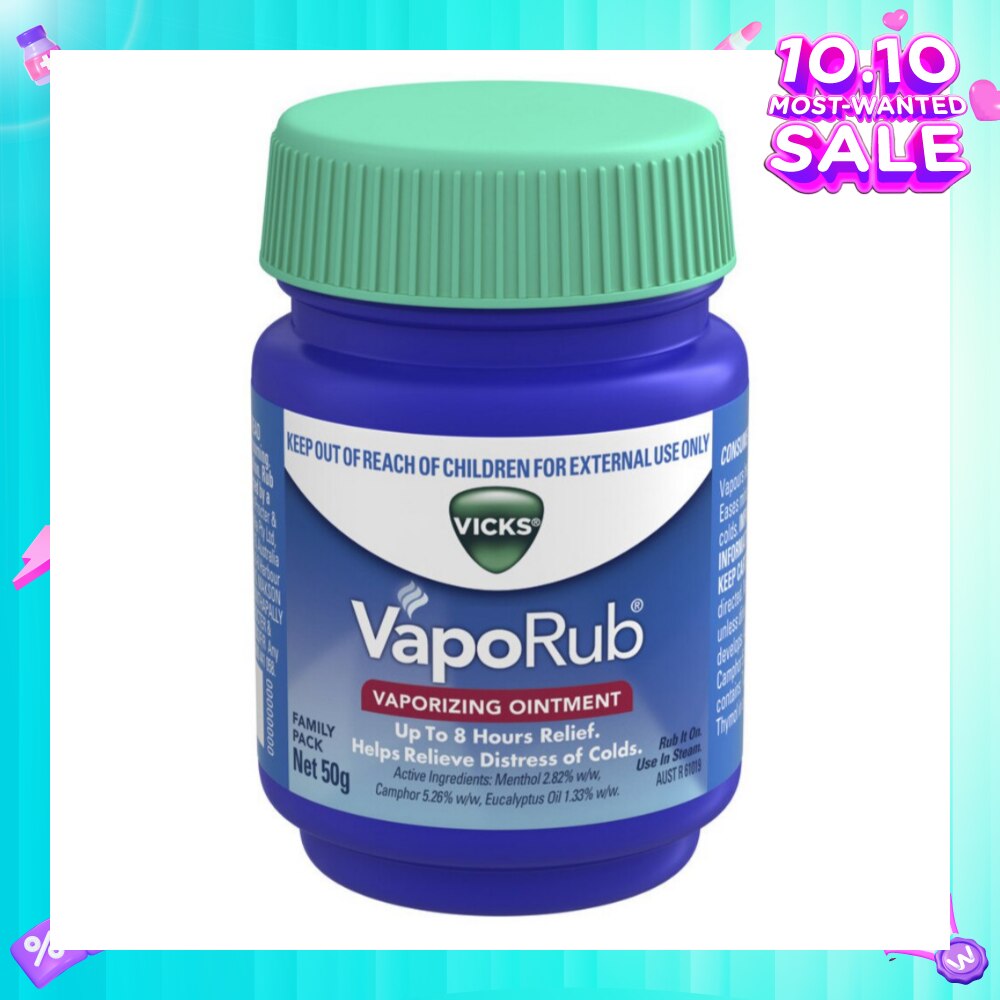 VapoRub Vaporizing Ointment 50g