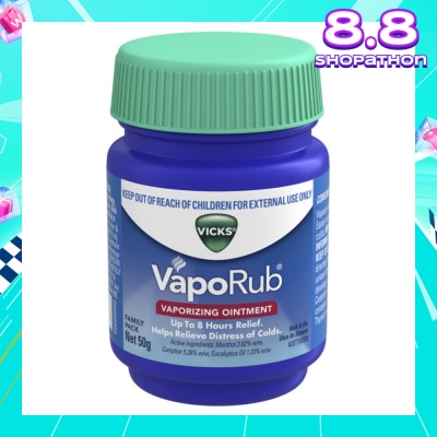VICKS VapoRub Vaporizing Ointment 50g
