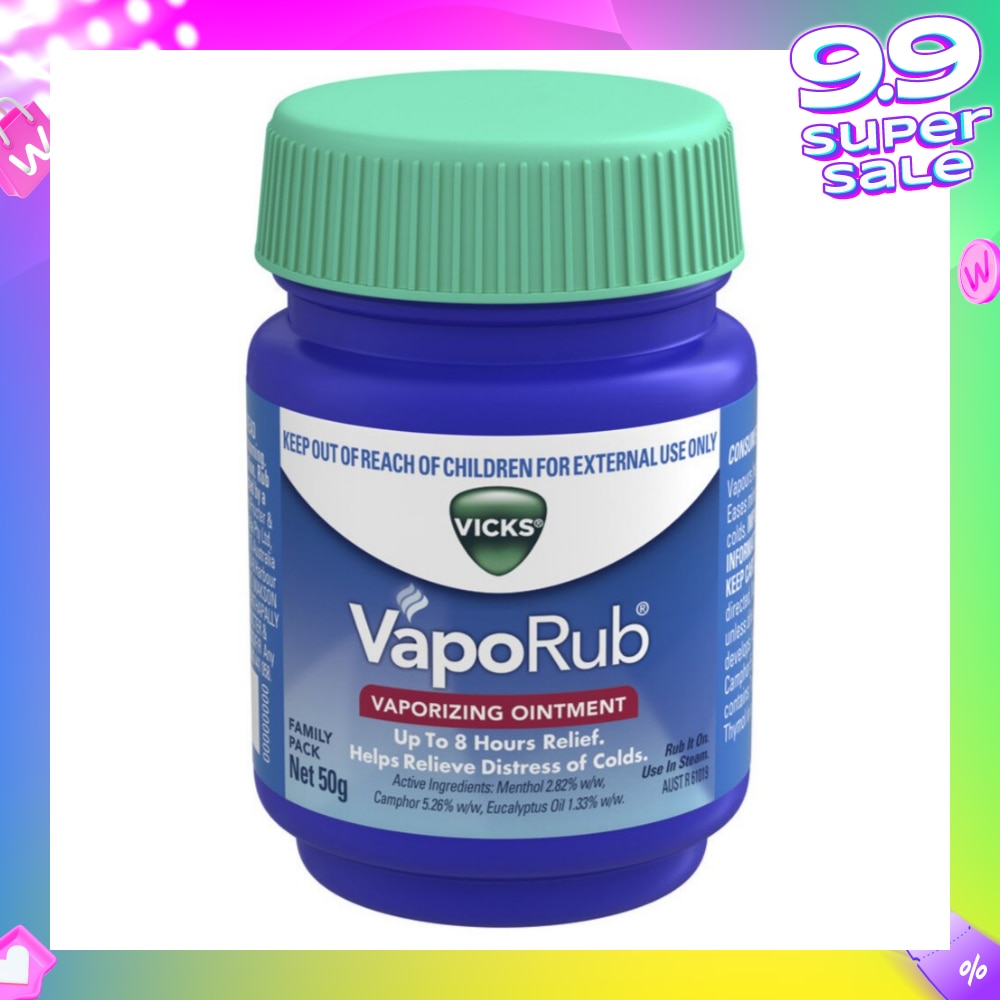 VapoRub Vaporizing Ointment 50g