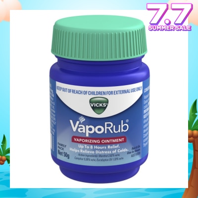 VICKS VapoRub Vaporizing Ointment 50g