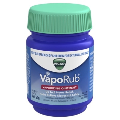 VICKS VapoRub Vaporizing Ointment 50g