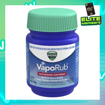 VICKS VapoRub Vaporizing Ointment 50g