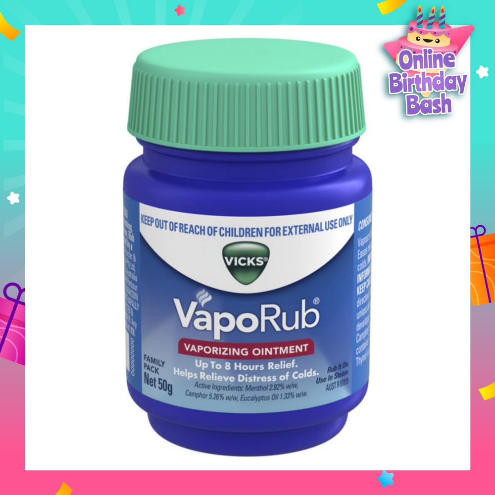 VapoRub Vaporizing Ointment 50g