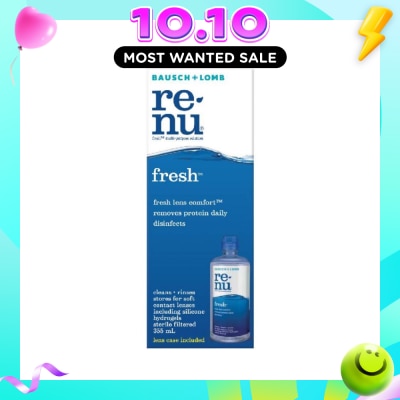 BAUSCH + LOMB Bausch + Lomb Renu Fresh Multi Purpose Solution 355ml image