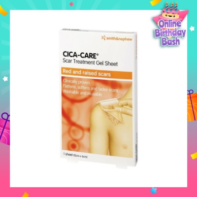 SMITH & NEPHEW Cica-Care Gel Sheet 12cm x 6 cm 1s