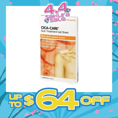 SMITH & NEPHEW - Cica-Care Gel Sheet 12cm x 6 cm 1s