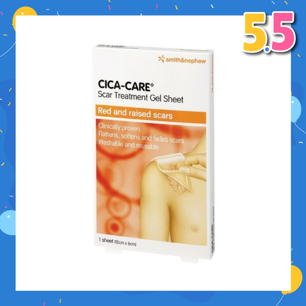 Cica-Care Gel Sheet 12cm x 6 cm 1s