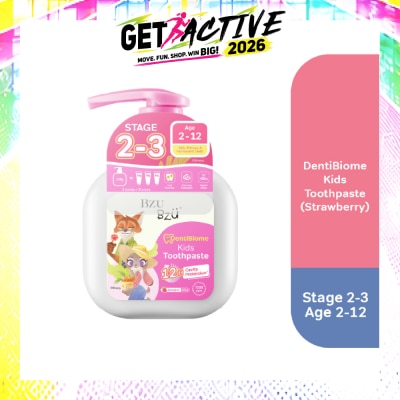 BZU BZU - DentiBiome Zootopia Kids Strawberry Toothpaste (Stage 2-3, For Age 2-12) 150g image