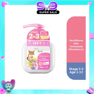 BZU BZU - DentiBiome Zootopia Kids Strawberry Toothpaste (Stage 2-3, For Age 2-12) 150g image