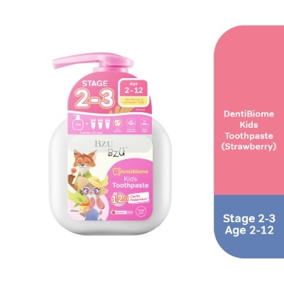 BZU BZU - DentiBiome Zootopia Kids Strawberry Toothpaste (Stage 2-3, For Age 2-12) 150g