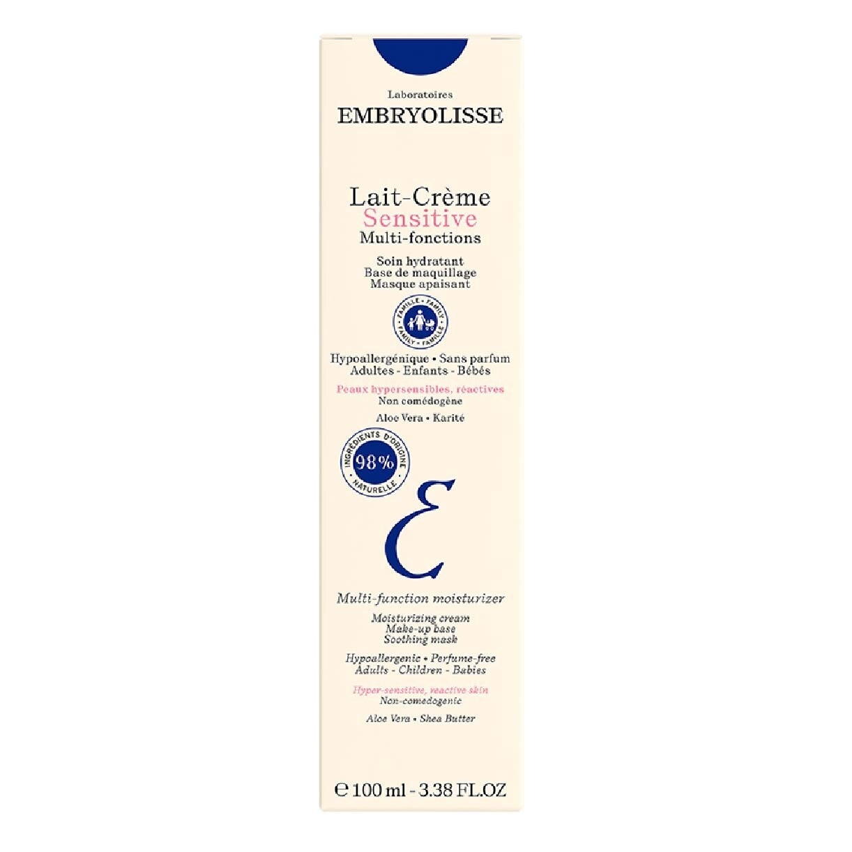 Lait-Creme Sensitive (Soothe, Nourish and Moisturize Easily Damaged Skin) 100ml