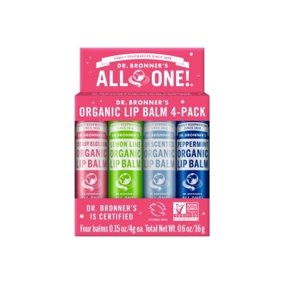 DR BRONNER'S [Christmas] Organic Lip Balm Packset 1s