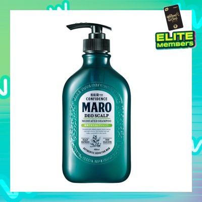 MARO Deo Scalp Medicated Shampoo (Cleanse Unwanted Sebum on Clogged Pores in Hair Root) 480ml