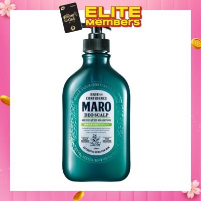 MARO Deo Scalp Medicated Shampoo (Cleanse Unwanted Sebum on Clogged Pores in Hair Root) 480ml