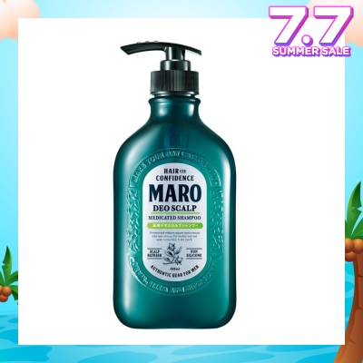 MARO Deo Scalp Medicated Shampoo (Cleanse Unwanted Sebum on Clogged Pores in Hair Root) 480ml