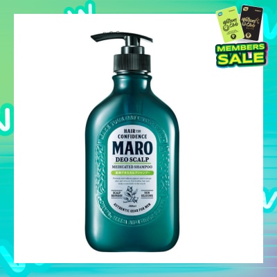 MARO Deo Scalp Medicated Shampoo (Cleanse Unwanted Sebum on Clogged Pores in Hair Root) 480ml