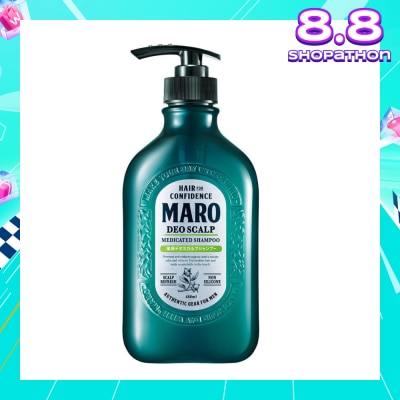 MARO Deo Scalp Medicated Shampoo (Cleanse Unwanted Sebum on Clogged Pores in Hair Root) 480ml