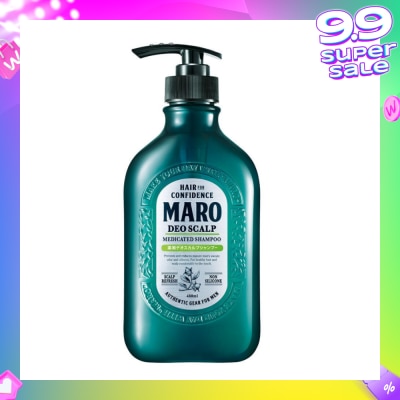 MARO Deo Scalp Medicated Shampoo (Cleanse Unwanted Sebum on Clogged Pores in Hair Root) 480ml