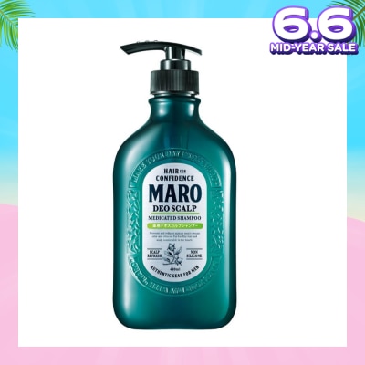 MARO Deo Scalp Medicated Shampoo (Cleanse Unwanted Sebum on Clogged Pores in Hair Root) 480ml